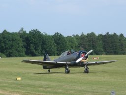 AT-6D beim Fliegerfest 2025 am Flugplatz Eichstätt